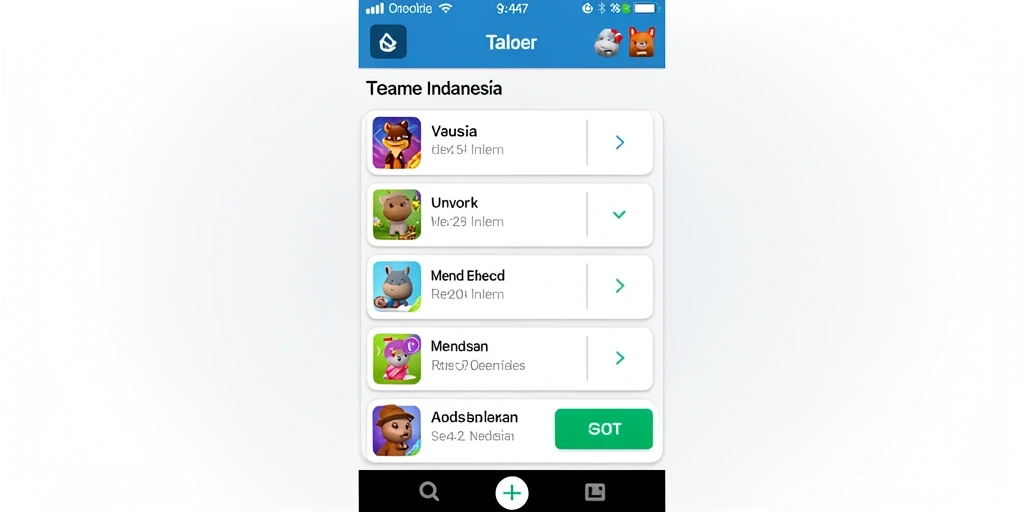 Tampilan antarmuka yang intuitif dan mudah digunakan.