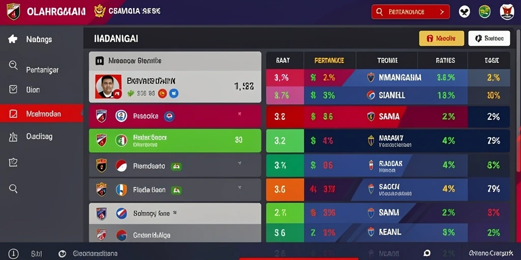 Menampilkan karakter utama dalam aksi penuh semangat.