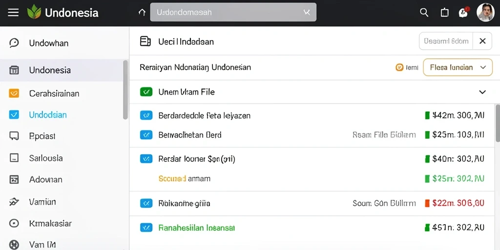 Tampilan antarmuka yang user-friendly.